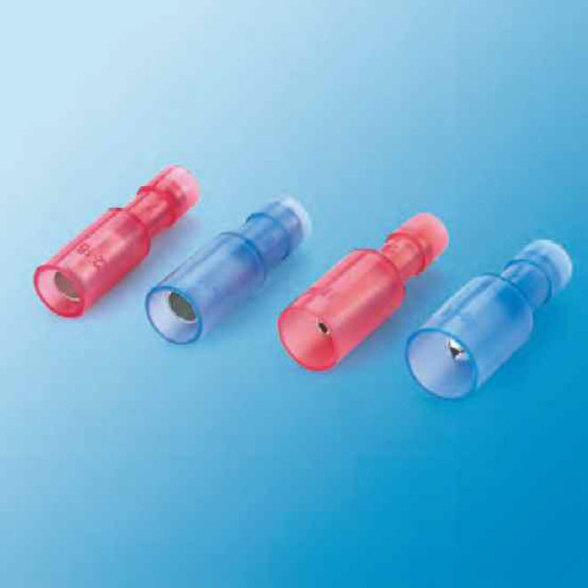 子弹型公、母全绝缘接头（尼龙）