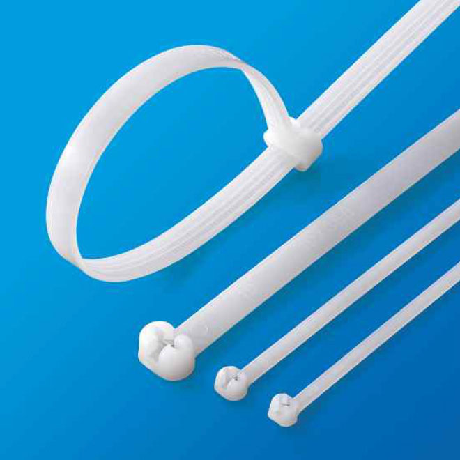 尼龙不锈钢嵌片扎带