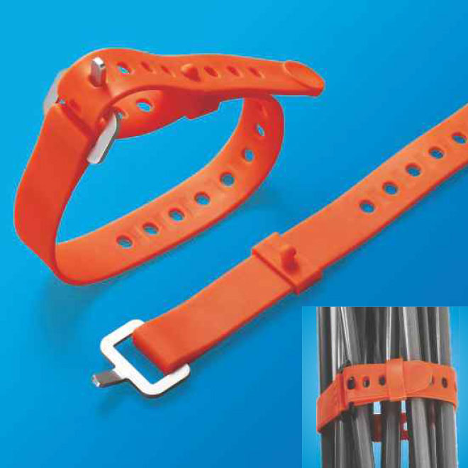 可松式硅胶扎带