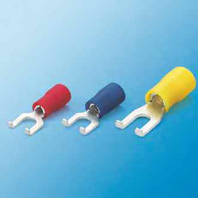 INSULATED FLANGE SPADE TERMINALS