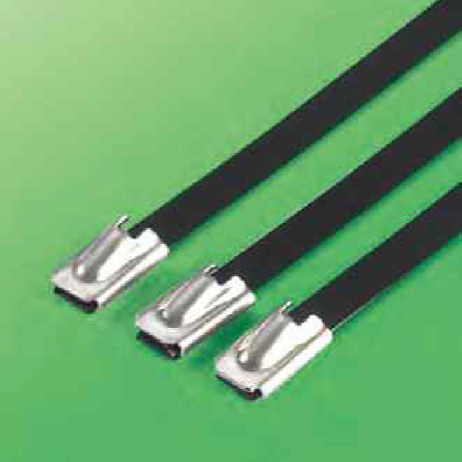PLASTIC COATED STAINLESS STEEL CABLE TIE